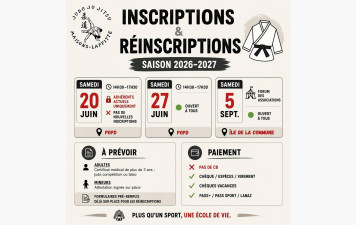 🥋 Fin de saison &amp; inscriptions 2026-2027