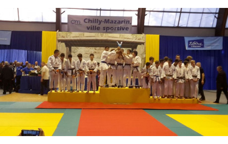 Denis Gekht, 2ème au tournoi par équipes de judo de Chilly Mazarin avec le COS Sartrouville
