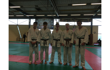 Moisson de points au shiai d'Herblay. Ewan Hamon valide  son 1er Dan